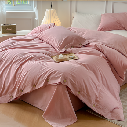 Frendorf | Favonia | Baumwoll Bettwäsche Set 135x200 cm mit Kissenbezügen