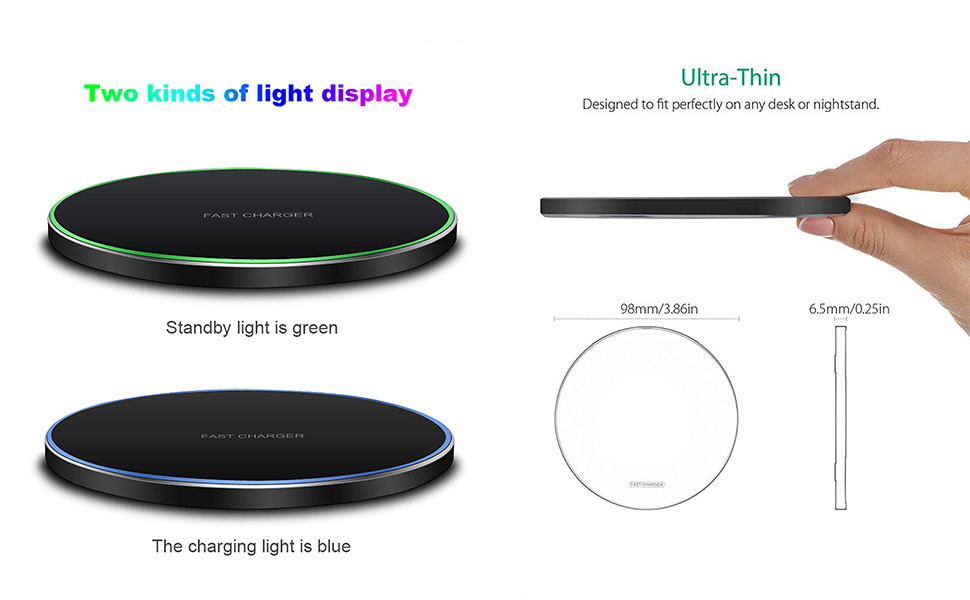 Frendorf | 30W Schnelles kabelloses Ladepad | Premium USB C Ladekabel MagSafe Ladegerät für Apple iPhone, Samsung & Android - Fast Wireless Charging Pad