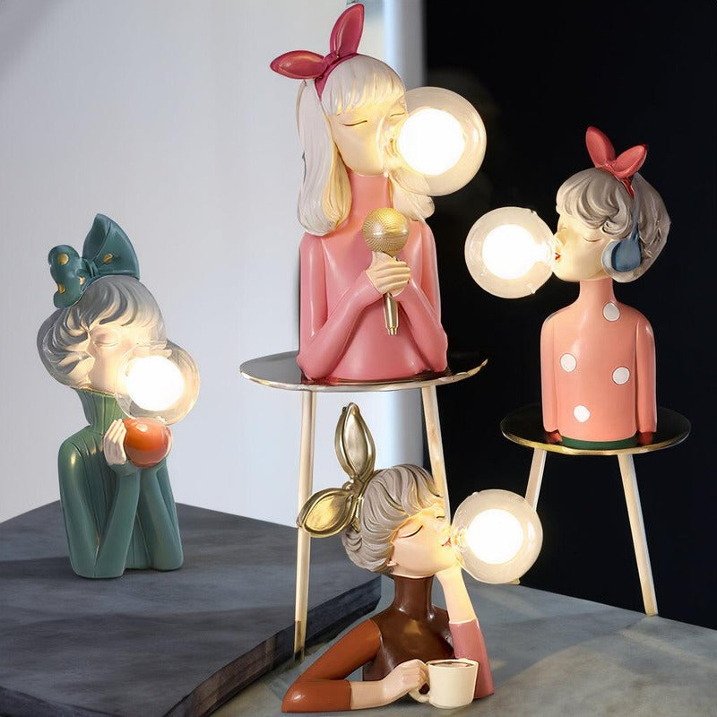 Frendorf | Fleur - Verspielte Tischlampe mit einzigartigen Figurenentwürfen und energieeffizienter LED-Beleuchtung