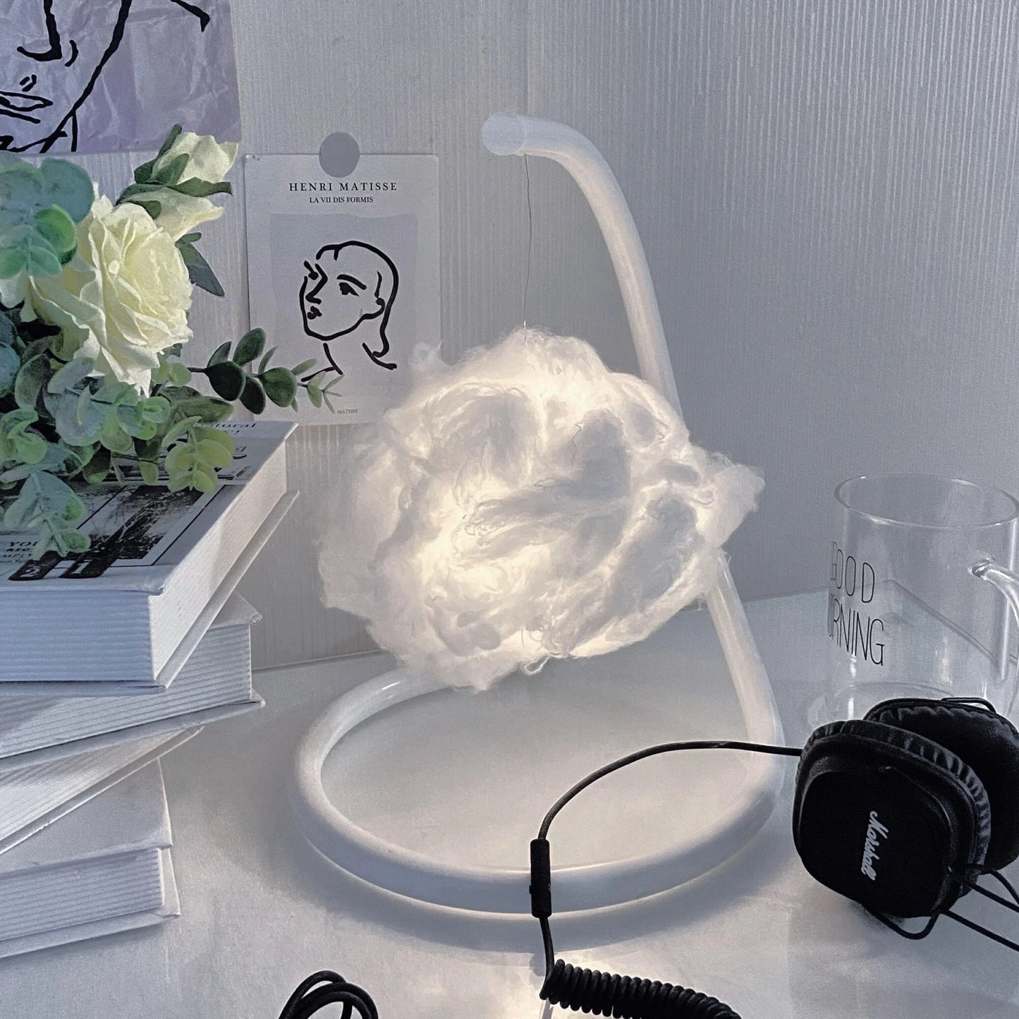 Schwebende Wolkenlampe