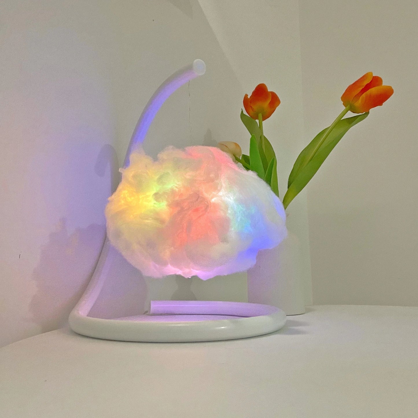 Schwebende Wolkenlampe