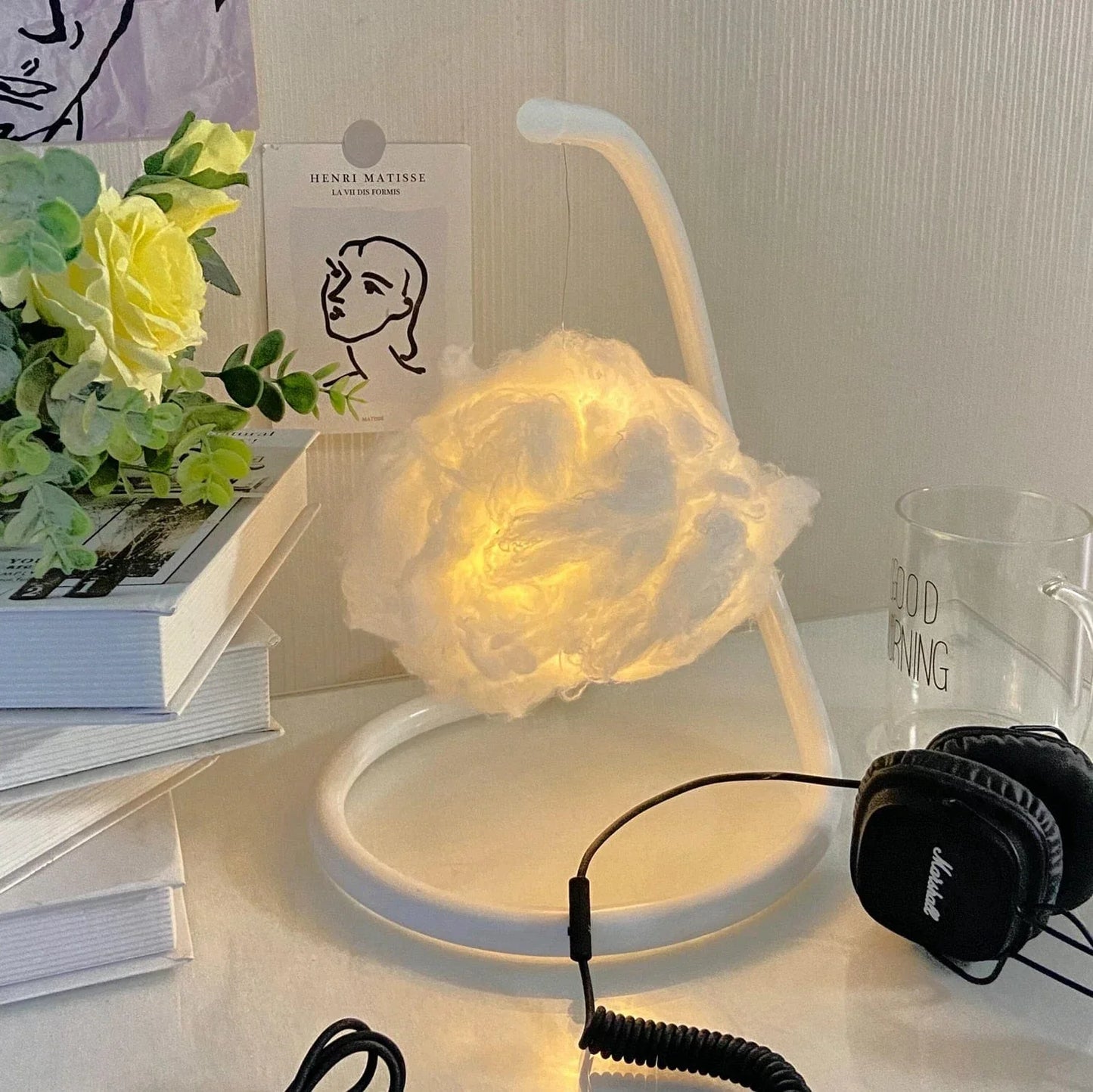 Schwebende Wolkenlampe