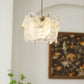 Frendorf | LumiPetal Glas Pendelleuchte | Florales Design | Elegante Beleuchtung | Deko für Zuhause
