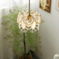 Frendorf | LumiPetal Glas Pendelleuchte | Florales Design | Elegante Beleuchtung | Deko für Zuhause