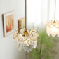 Frendorf | LumiPetal Glas Pendelleuchte | Florales Design | Elegante Beleuchtung | Deko für Zuhause