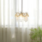 Frendorf | LumiPetal Glas Pendelleuchte | Florales Design | Elegante Beleuchtung | Deko für Zuhause