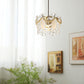 Frendorf | LumiPetal Glas Pendelleuchte | Florales Design | Elegante Beleuchtung | Deko für Zuhause