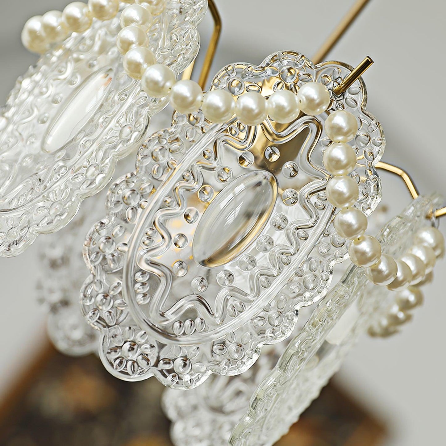 Frendorf | LumiPetal Glas Pendelleuchte | Florales Design | Elegante Beleuchtung | Deko für Zuhause