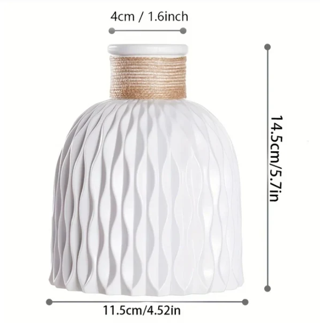 Frendorf | Blumenvase mit geprägter Welle