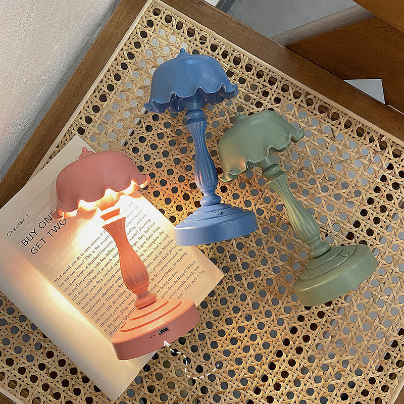 Blumen Curling Nachtlampe