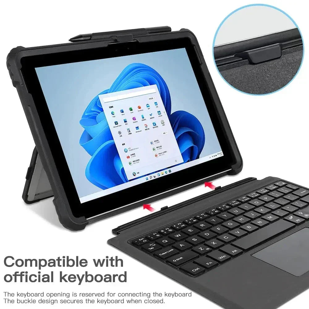 Frendorf | Fortify360 Robuste Schutzhülle in Militärqualität für Microsoft Surface Tablet