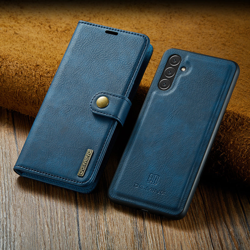 Frendorf | 2 in 1 abnehmbare Flip-Ledertasche für Samsung Galaxy
