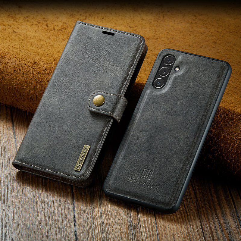 Frendorf | 2 in 1 abnehmbare Flip-Ledertasche für Samsung Galaxy