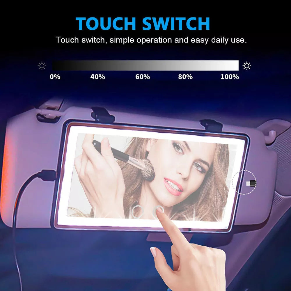 Frendorf | Auto Sonnenblende LED Kosmetikspiegel