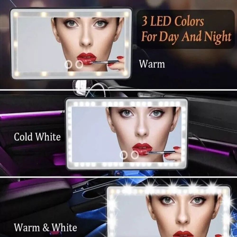 Frendorf | Auto Sonnenblende LED Kosmetikspiegel
