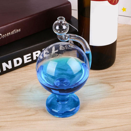 Royaleva Glas Wettervorhersage Flasche Barometer - Stilvoller Desktop Wettervorhersager und Dekor