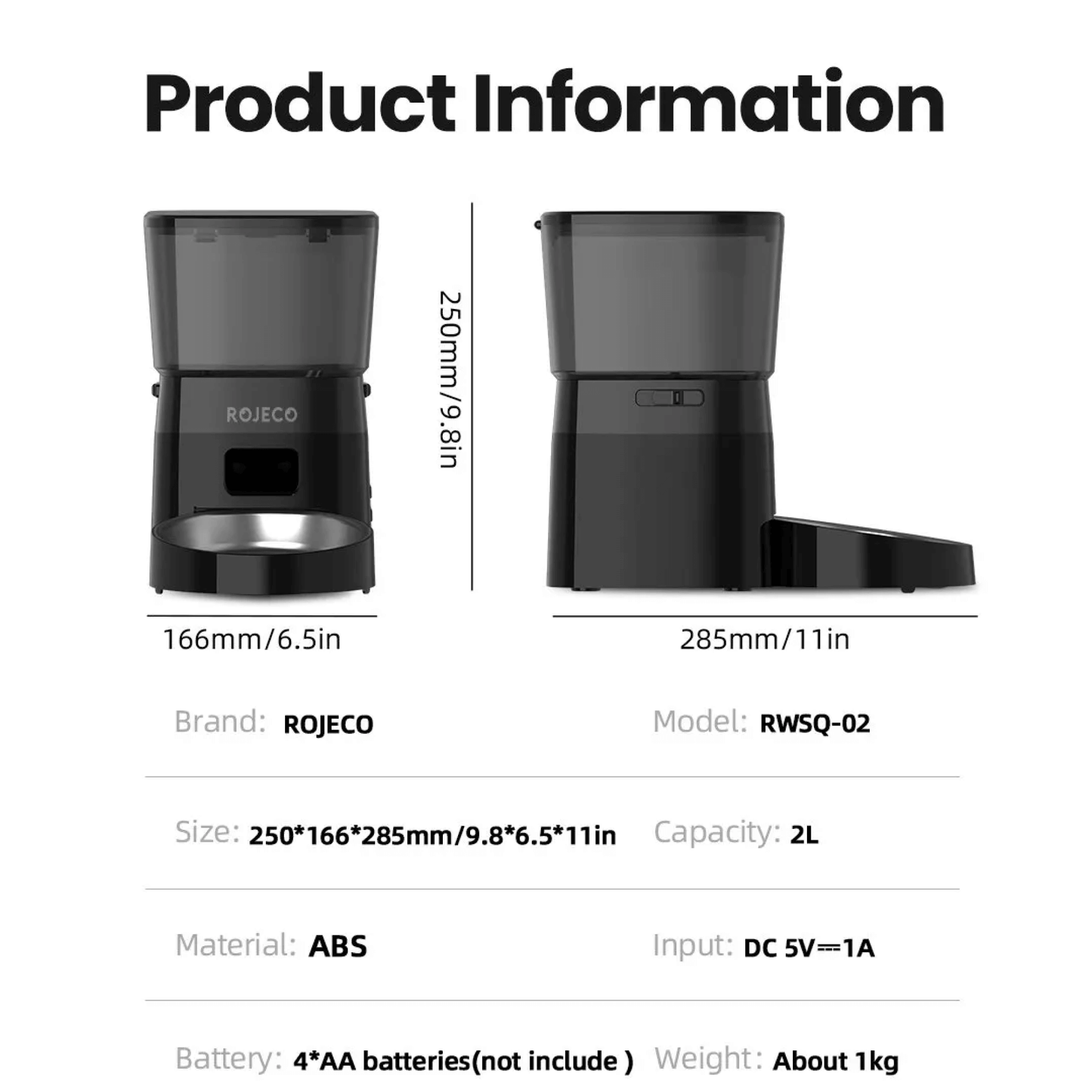 Frendorf | Automatischer Hundefutterspender mit Zeitschaltuhr