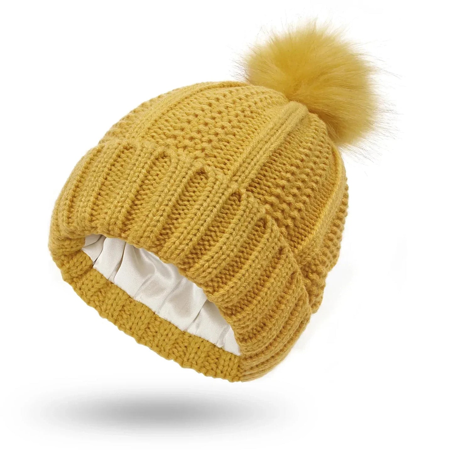 Frendorf | Satin Gefütterte Strickmütze
