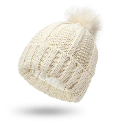 Frendorf | Satin Gefütterte Strickmütze