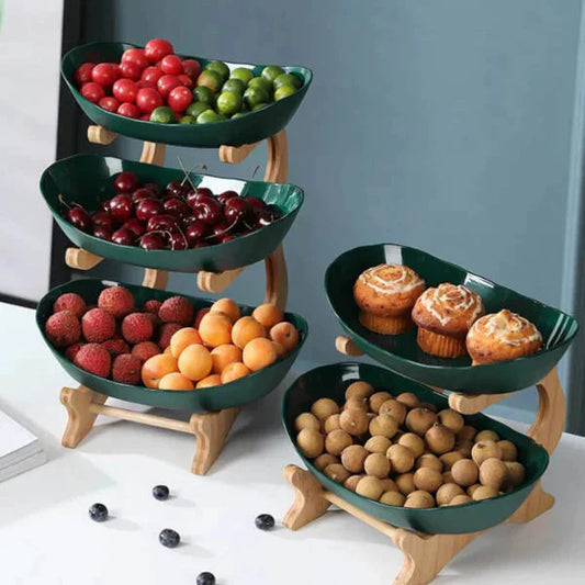 FruitStack | Kreative Obstschale 3 Ebenen