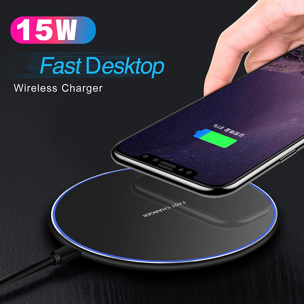Frendorf | 30W Schnelles kabelloses Ladepad | Premium USB C Ladekabel MagSafe Ladegerät für Apple iPhone, Samsung & Android - Fast Wireless Charging Pad