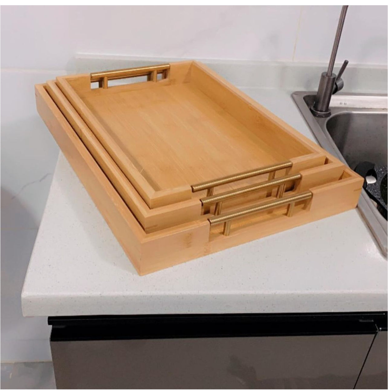 Frendorf | Bambus Tabletts 3 Stück