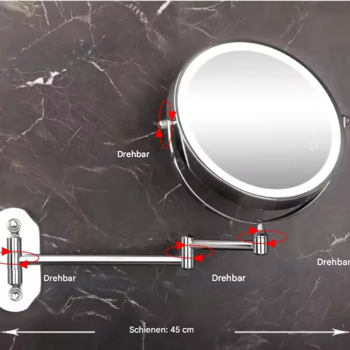 Frendorf | Beleuchteter Make-up Spiegel - LumiAura