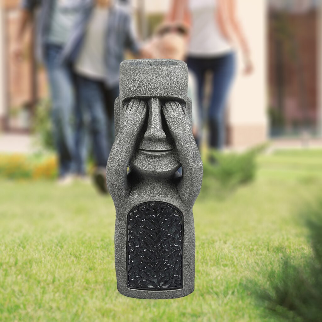 Lustige Osterinsel Statue Ahu Akivi Moai Monolith Garten Dekor Skulptur