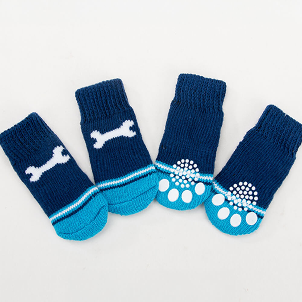 3D Tier Warm Anti-Rutsch Atmungsaktive Gemütliche Hundesocken