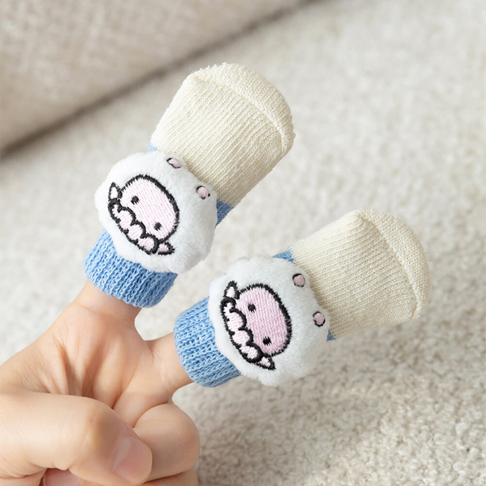 3D Tier Warm Anti-Rutsch Atmungsaktive Gemütliche Hundesocken