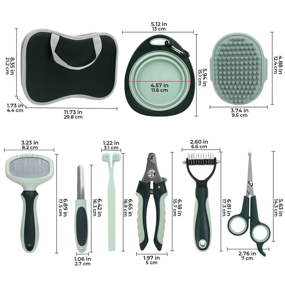 All-in-One Komplettes Entfilzungs- und Pflege-Set Haustierpflegeset