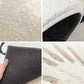 Faux Cashmere Schachbrett Gemütlicher Nachttisch Teppich Unregelmäßige Form Teppich