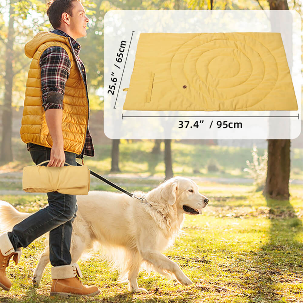 Faltbare wasserdichte tragbare Hund-Auto-Sitzmatte Hund-Campingmatte