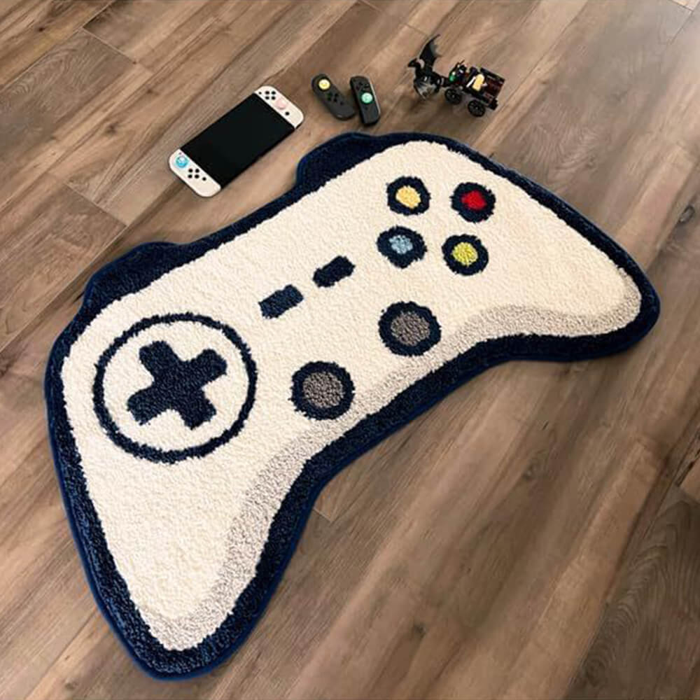 Spielcontroller-förmiger Faux-Kaschmir-gedruckter Teppich