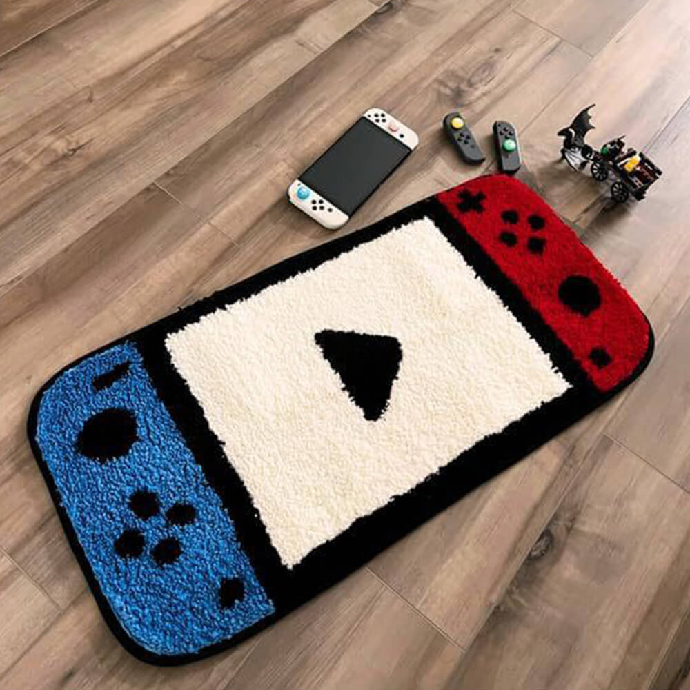 Spielcontroller-förmiger Faux-Kaschmir-gedruckter Teppich