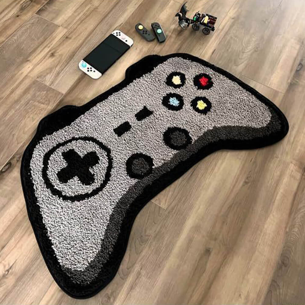 Spielcontroller-förmiger Faux-Kaschmir-gedruckter Teppich