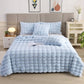 Frendorf | Premium Bubble Doppel-Layer Verdickte Faux Kaninchenfell Decke