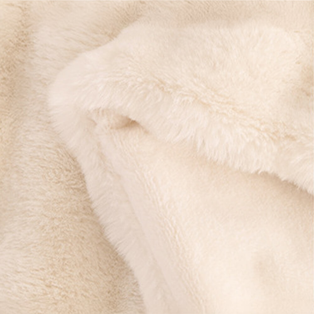 Frendorf | Premium Bubble Doppel-Layer Verdickte Faux Kaninchenfell Decke