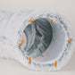 2 in 1 faltbarer Indoor weicher runder Katzen-Tunnel-Bett