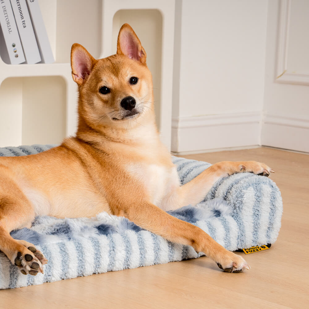 Deluxe Flauschiges Vollunterstützendes Angstlinderndes Großes Hundebett