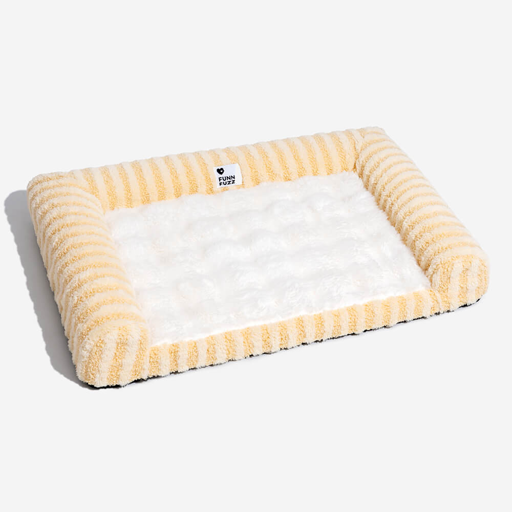 Deluxe Flauschiges Vollunterstützendes Angstlinderndes Großes Hundebett