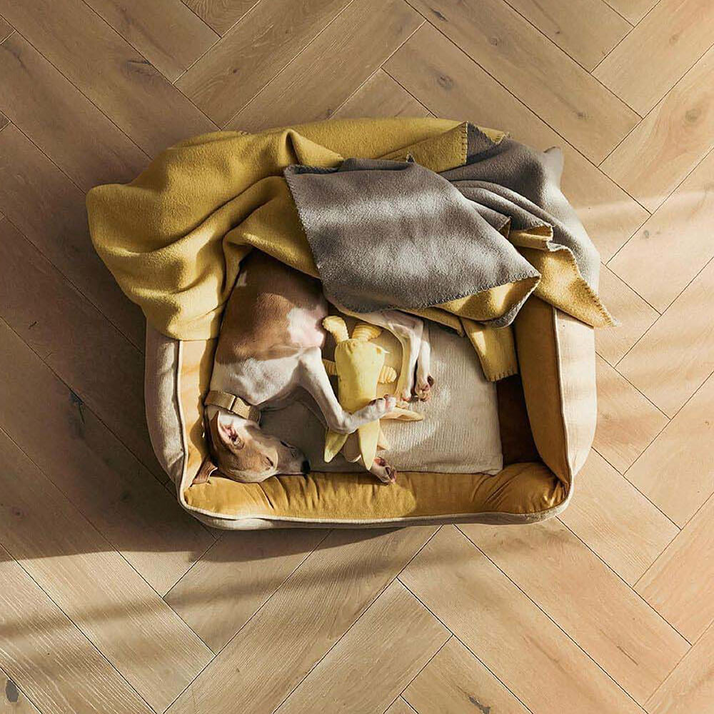 Bettüberwurf - Quadratisches Brot Hundebett