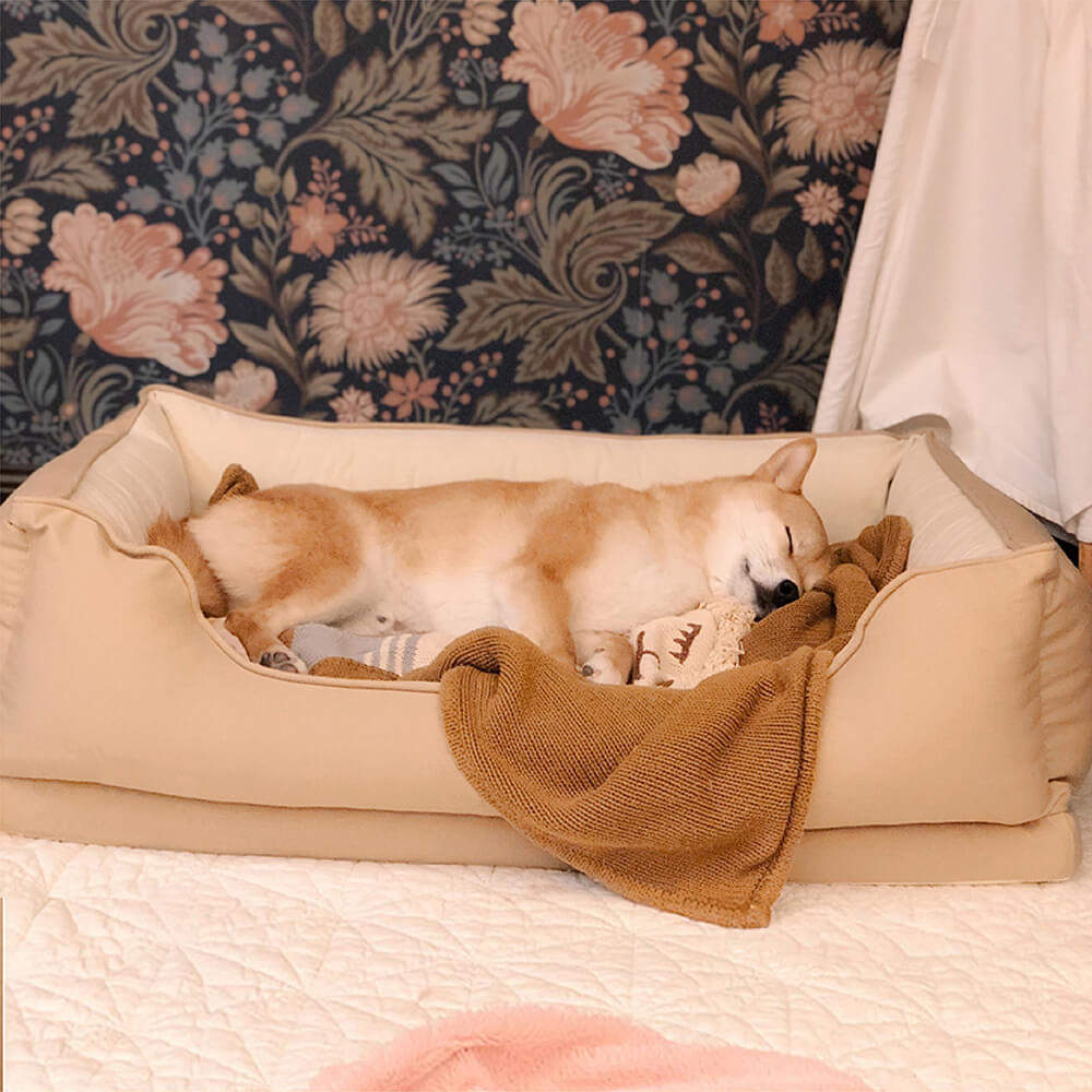 Bettüberwurf - Quadratisches Brot Hundebett
