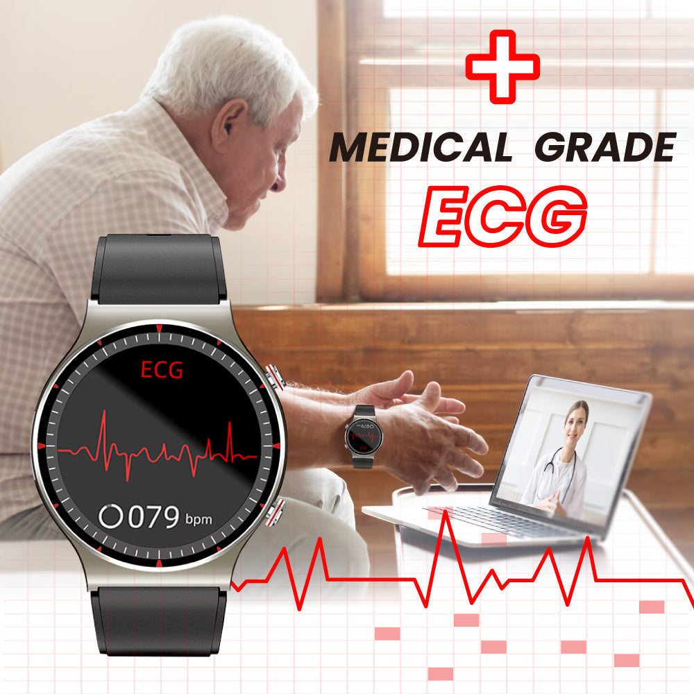 Frendorf |  CFDA EKG Blutsauerstoff Herzfrequenz Gesundheitsüberwachung Smart Watch