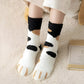 Frendorf | Kuschelsocken für Katzen mit Pfoten (3 Stück)