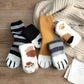 Frendorf | Kuschelsocken für Katzen mit Pfoten (3 Stück)