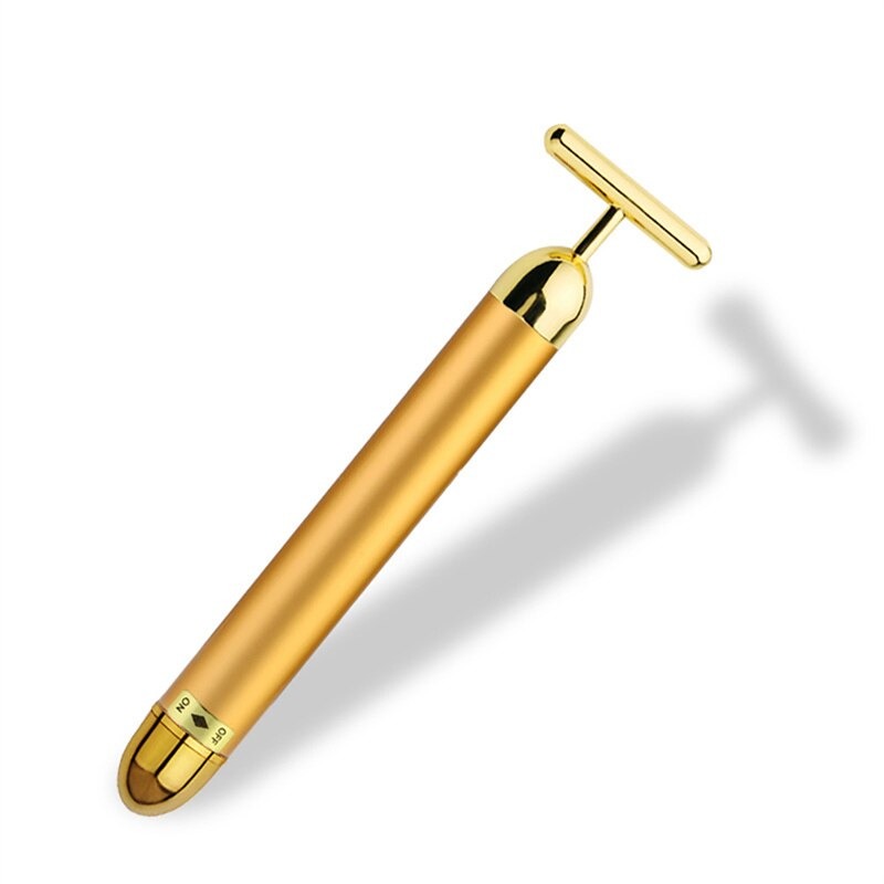 Energy 24K Gold T Beauty Bar Gesichtsroller-Massagegerät