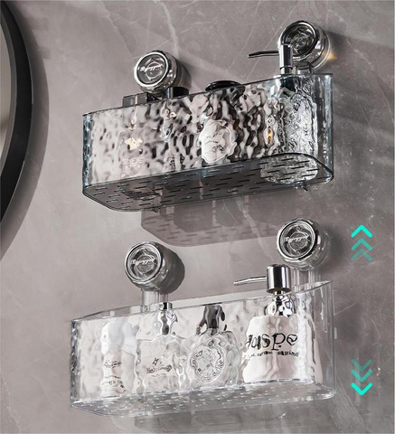 Frendorf | WallGrip eleganter Wandhalterung für das Badezimmer mit hängender Aufbewahrung