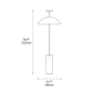 Geen-a Stehlampe 15,7"