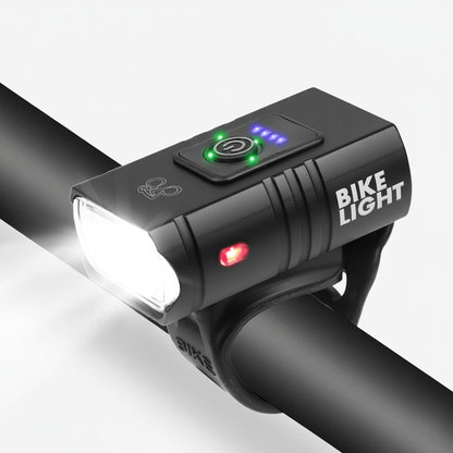 Frendorf | Fahrradlicht Set (1000 Lumen) | Smart Sensor, USB-Wiederaufladbar & IP65 Wasserdicht